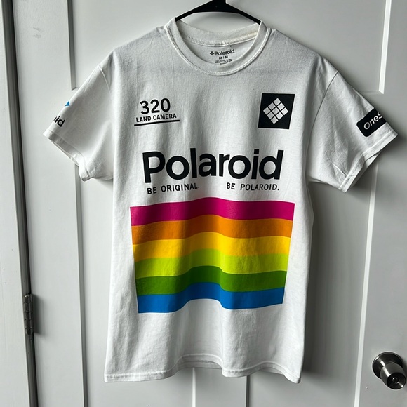 Polaroid White Tee Shirt - Medium - Picture 1 of 6